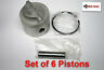 18-4113 Quickfit Johnson Evinrude Crossflow Pistons Oversize Set Of