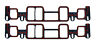 27-807473a1 30345 Jml Mercruiser Gm Intake Gaskets