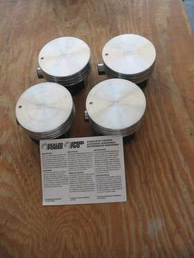 810852 Gmc Mercruiser - Volvo Penta Omc Cobra 3.0l Piston Set Std. With Rings 1990