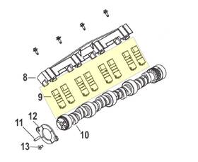 8m0117000 Mercruiser 6.2l Lifters Pn X8