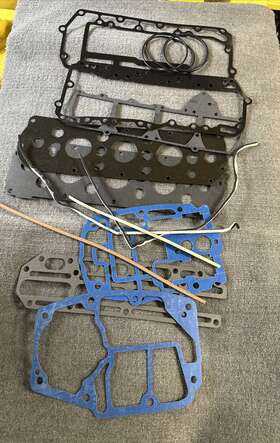 27-73645a87 Mercury 18-4354 Incomplete Nos Powerhead Gasket Set
