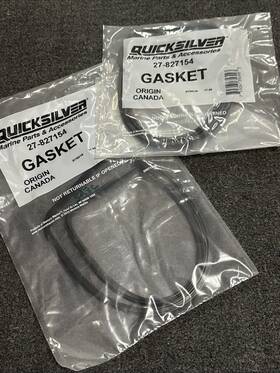 27-827154 Mercury 850716a21 Qty2 Genuine Mercruiser Volvo Gm 4.3l V6 Cyl Head Valve Cover Gaskets