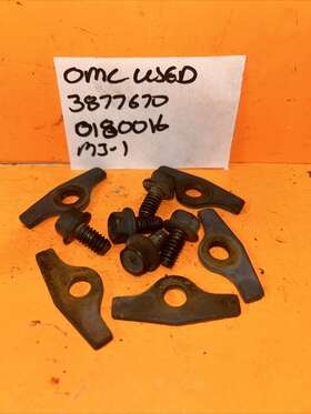 0180016 Omc 3877670 2.5l 3.0l 4 Cyl Valve Cover Bolts And Reinforcements Oem M3-1 0180016 Omc 3877670 2.5l 3.0l 4 Cyl Valve Cover Bolts And Reinforcements Oem M3-1