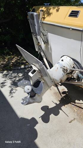 Omc 980308 Completely Rebuilt 1974 Stern Drive With 2 Props