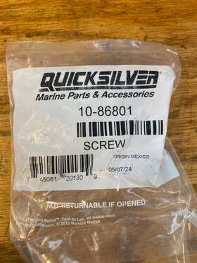 Quicksilver 10-86801 New Oem Quicksilver/mercruiser Gimbal Ring Hinge Screw 10-86802