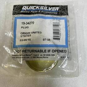 Quicksilver 19-34270 Mercury Mercruiser Oem Engine Freeze Plug