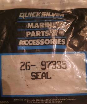 Quicksilver Mercury 26-97335 One New Mercruiser 5.0l 5.7 Timing Cover Oil Seal
