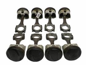 Volvo Penta 3855994 Complete Set Of 8 Pistons And Connecting Rods For 95-97 Omc 454 7.4l