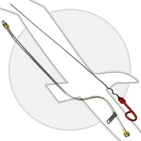 3858443 Volvo Penta Genuine Oem Marine Oil Pan Dipstick Tube Kit