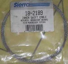 Sierra 18-2189 Inner Shift Cable MERCURY38399A2. Fixed Price $47.84.