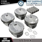 4X Piston & Rings Kit For 2.0T Jaguar Land Rover Evoque Discovery Sport Volvo. Fixed Price $93.09.
