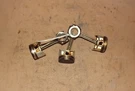 (3) Mercury Hp 4 Stroke Piston And Connecting Rod Assy Pn 825011A1. Fixed Price $125.00.