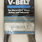 Mercruiser Power Steering Belt 57-96834T 50" (R1417,B3B). Fixed Price $14.00.