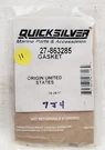 Quicksilver Mercury Marine Gasket 27-863285. Fixed Price $12.00.