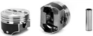 Silvolite 3437HC.STD Chevy 350 Coated Skirt Hypereutectic Flat Top Piston Set. Fixed Price $208.00.