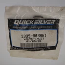 Mercury Quicksilver 1395-803861 Valve Oem Nos. Fixed Price $19.99.