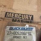 Mercruiser Nos #27-805396A92 454 502 GENV1 Incomplete Gasket Set (R2555,56). Fixed Price $775.00.