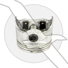 Volvo Penta Genuine Oem Marine AQ260 Engine Cylinder Piston 826468. Fixed Price $69.99.