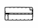 Omc Johnson Evinrude 321182 V6 Outboard Exhaust Plate Gasket Sierra 18-2545. Fixed Price $15.95.