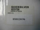 Mercruiser Quicksilver 823728 8M0120196 Weber Carburetor Rebuild Kit 4.3 V6 Oem. Fixed Price $149.99.