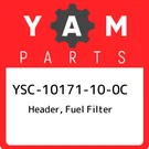 YSC-10171-10-0C Yamaha Header, Fuel Filter YSC10171100C, New Genuine Oem Part. Fixed Price $332.32.