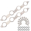 12617944 Exhaust Manifold Gasket Set Compatible With Silverado Sierra.... Fixed Price $24.64.