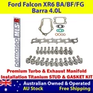 Permaseal Turbo&manifold Titanium Stud&gasket Kit Forford Falcon G6E, F6 Barr 4L. Fixed Price $294.23.
