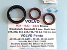 Volvo Penta AQ120,AQ125,AQ131,AQ140,AQ145,AQ151 Crankshaft- Cam, Aux. Seals (3). Fixed Price $16.95.