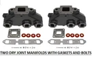 Pair Mercruiser V6 Boat Marine Exhaust Manifold Dry Joint Mercury 4.3L '02+. Fixed Price $499.99.