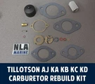 Mercury Outboard Rebuild Kit Carburetors Aj Ka Kb Kc Tillotson. Fixed Price $49.00.