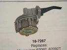 Fuel Pump Sierra 18-7267 Fits Mercruiser 62092T Omc 982063 Boatingmall. Fixed Price $214.45.