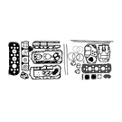 Gasket Kit, Powerhead Mercury 75HP Inline 1975-1985 27-73645A87. Fixed Price $48.77.